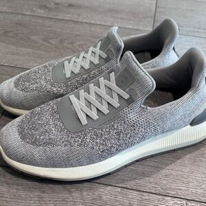 Peter Millar Hyperlight Apollo Mens 11 Grey Knit Athletic Sneakers Golf